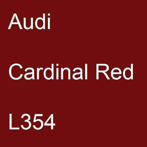 Audi, Cardinal Red, L354.